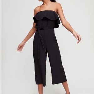 Babaton Flutter Jumpsuit in Black